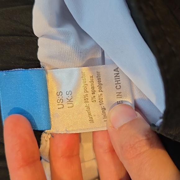 Meegsking Black and Pink Crane Print Shorts - Picture 4 of 5